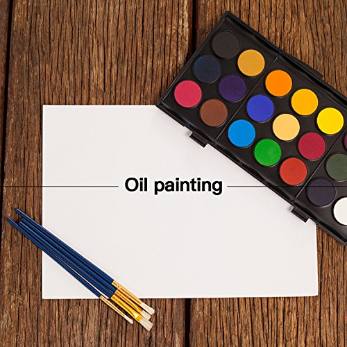 Juego de Pinceles de 50 Piezas Pinceles Para Pintar nailon Para Pintar, Pinceles de Pintura Profesional Para Pintura Acrílica, Acuarela, Pintura al óleo Adecuado Para Principiantes