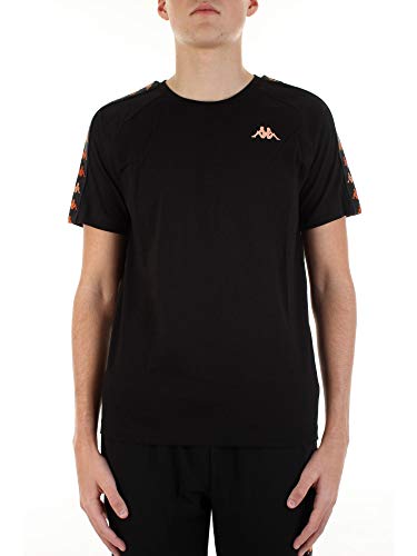 Kappa Authentic Gaf T-Shirt Arancio, Nero - XL