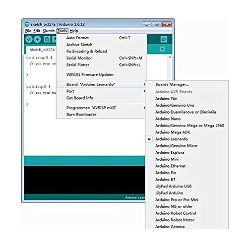 KeeYees Pro Micro ATmega32U4 5V 16MHz Micro USB Placa de Desarrollo Módulo Microcontrolador para Arduino IDE Leonardo Bootloader (3 Piezas)