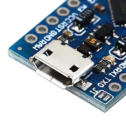 KeeYees Pro Micro ATmega32U4 5V 16MHz Micro USB Placa de Desarrollo Módulo Microcontrolador para Arduino IDE Leonardo Bootloader