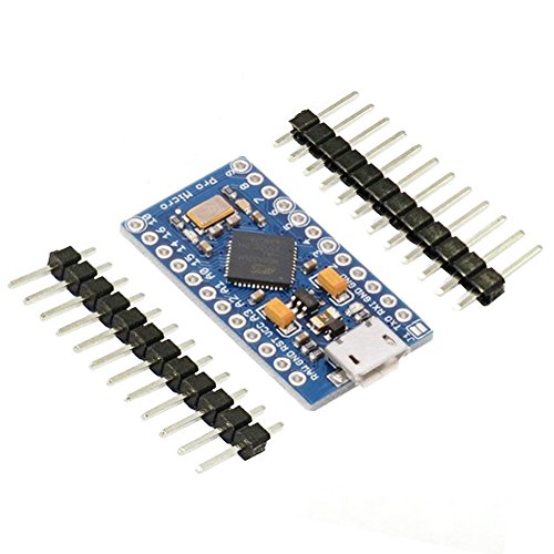 KeeYees Pro Micro ATmega32U4 5V 16MHz Micro USB Placa de Desarrollo Módulo Microcontrolador para Arduino IDE Leonardo Bootloader