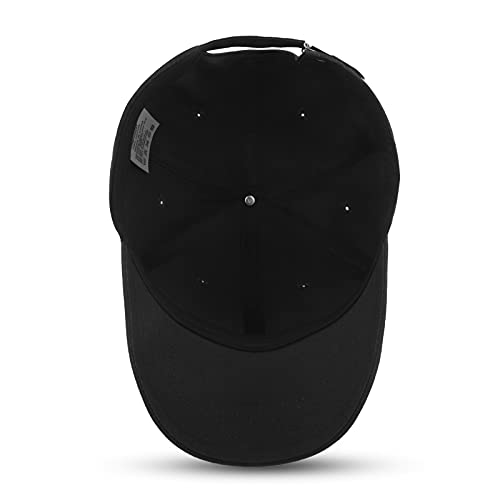 KELOYI Gorra De Hombre Mujer Béisbol Verano Cap Negra Ajustable Algodón Running Hats Baratas Polo