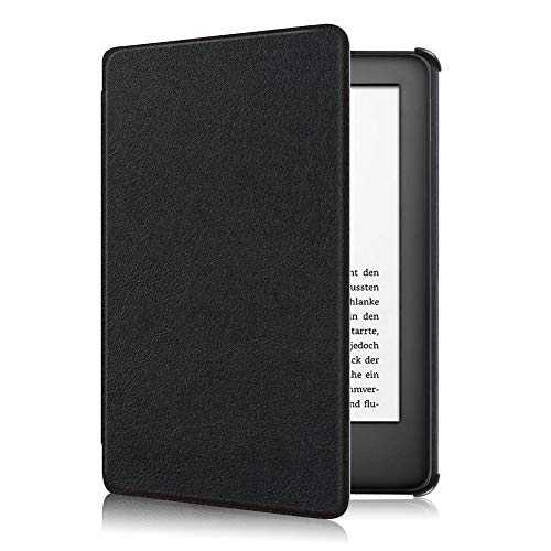 Kepuch Custer Funda para Kindle 2019 10th,Slim Smart Cover Fundas Carcasa Case Protectora de PU-Cuero para Kindle 2019 10th - Negro