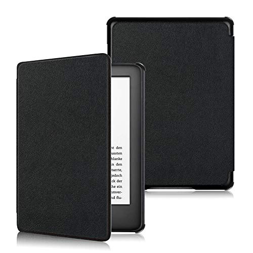 Kepuch Custer Funda para Kindle 2019 10th,Slim Smart Cover Fundas Carcasa Case Protectora de PU-Cuero para Kindle 2019 10th - Negro