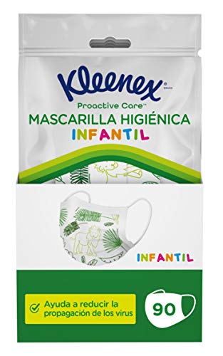 Kleenex Mascarilla Higiénica Infantil 5x18 (90 unidades)