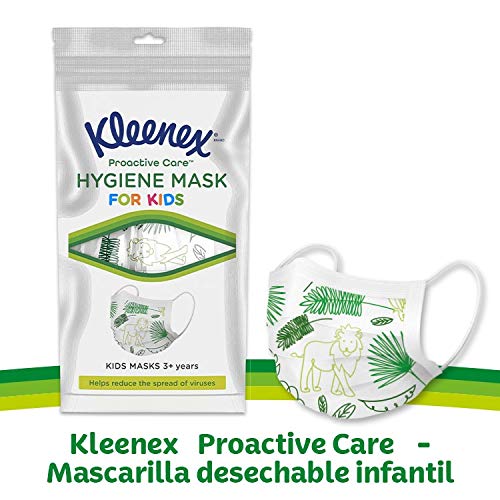 Kleenex Mascarilla Higiénica Infantil 5x18 (90 unidades)