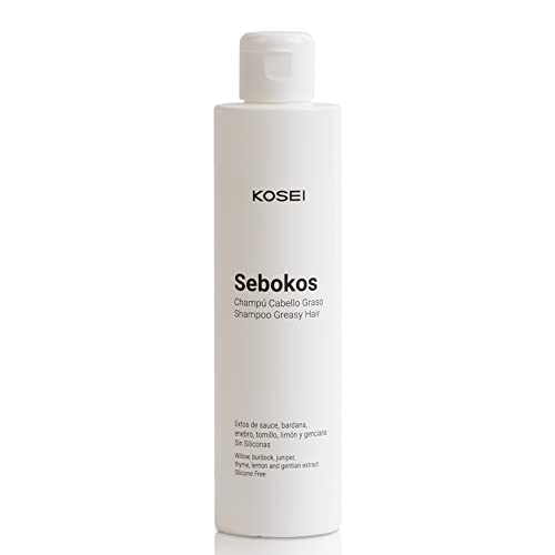 Kosei - Sebokos Gel Limpiador Purificante - 200 ml - Ideal para Pieles Sensibles - Combate el Acné - Limpieza de Pieles Grasas - Sin Sulfatos - Con Extractos de Plantas - Unisex - Vegano