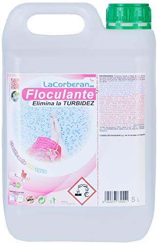 LA CORBERANA Floculante Líquido – Clarificante para Aguas de Piscinas - 5 litros