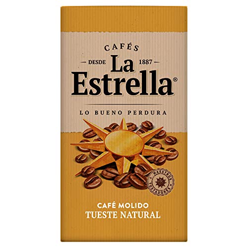 LA ESTRELLA Café Tostado Molido Natural 250g - 8 Paquetes