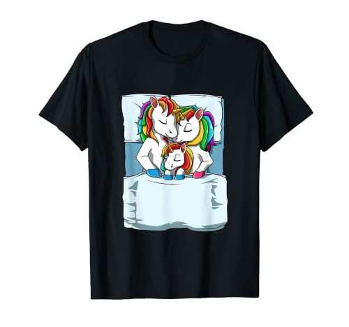 La familia oficial de los unicornios mira la siesta Camiseta