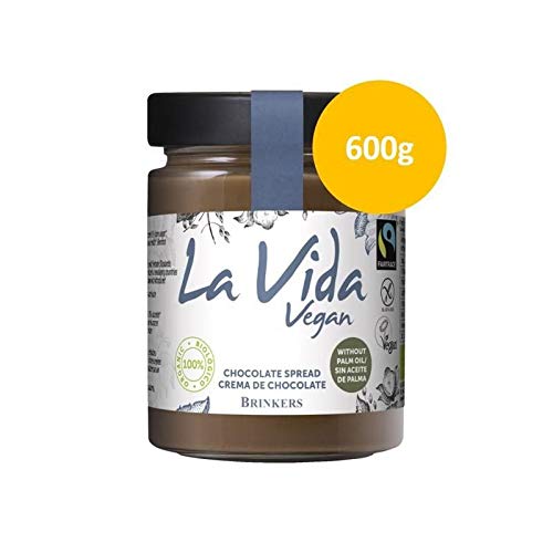 LA VIDA VE Crema Chocolate Vida Vegan 600G, Estándar, Único