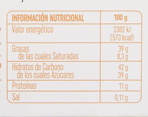 Lacasa - Turron Chocolate con almendra, 250 g