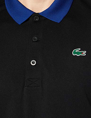 Lacoste Dh2053 Polo, Negro/Blanco Cosmic-Blanc, L para Hombre