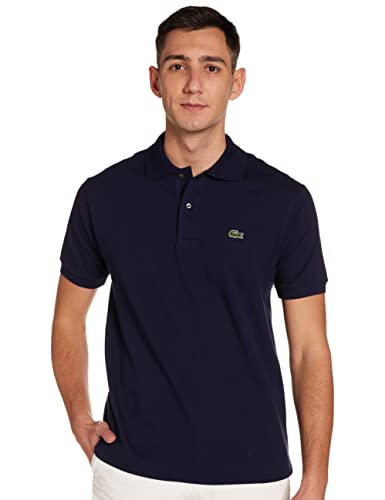 Lacoste L1212 Camisa Polo, Hombre, Azul (Marine), XL