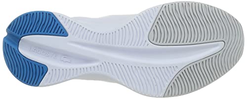 Lacoste Run SPIN Knit 0121 1 SFA, Zapatillas Mujer, Wht/BLU, 39.5 EU