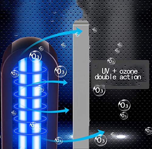 Lámpara de desinfección UV para Eliminar el Virus de la Bacteria del Moho ozono 65 W Tiempo de retardo Control Remoto Limpiador en el hogar guardería