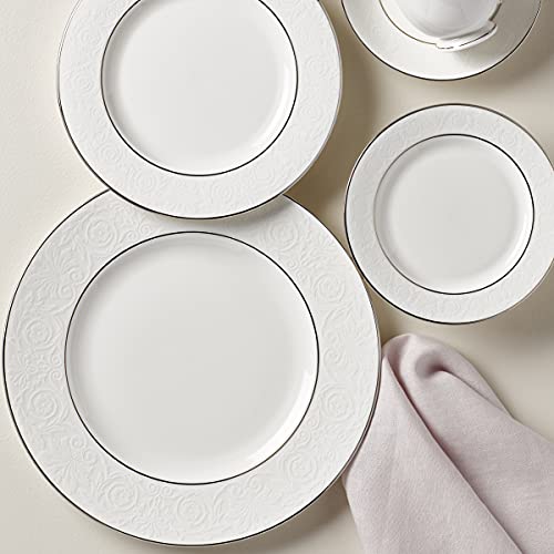 Lenox – Artemis 5 piezas del Lugar vajilla de mesa de porcelana Artemis de Lenox Salad Plate blanco