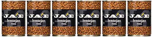 Lentejas Legumbre Cocida - Paquete de 6 x 250 gr