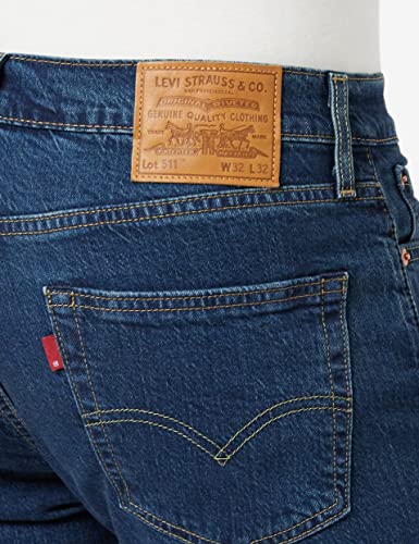 Levi's 511 Slim Fit Vaqueros, Blues, 36W / 30L para Hombre