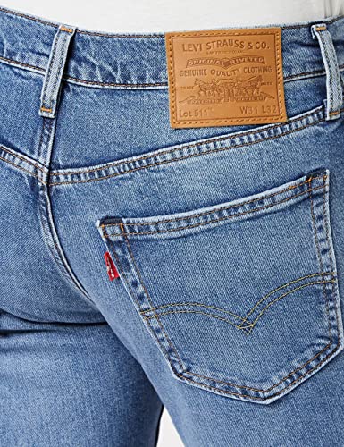 Levi's 511 Slim Jeans, Med Indigo-Worn IN, 32W / 32L para Hombre