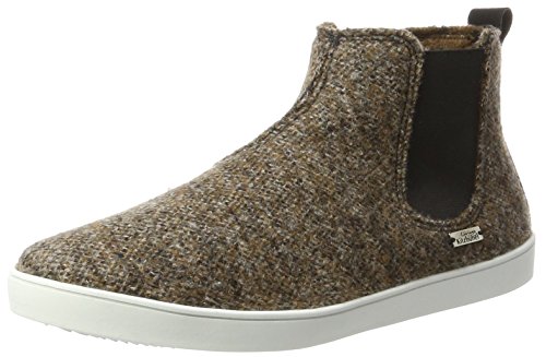 Living Kitzbühel Boots Tweed Chelsea, Zapatillas de Estar por casa Unisex Adulto, Marrón Chesnut, 42 EU