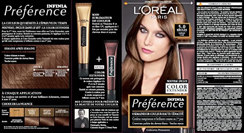 L'Oréal Paris Préférence Coloration Permanente 5.0 Bruges Châtain Clair