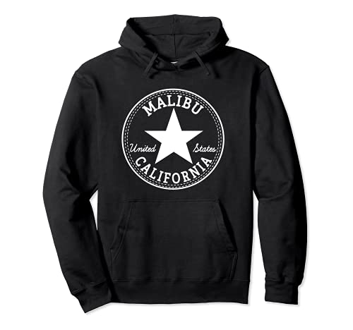 MALIBU Los Angeles California Beach Surfer USA vacation Sudadera con Capucha