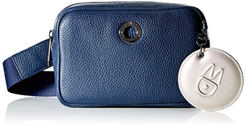 Mandarina Duck Mellow Leather P10FZT22, Bolso de Mano para Mujer, Dress Blue, 18x12x6 (L x H x W)