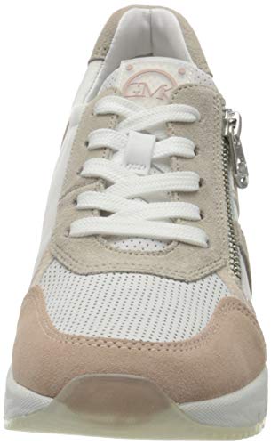 MARCO TOZZI by Guido Maria Kretschmer 2-2-83701-26-Zapatillas de Ante, Zapatillas Mujer, Color Blanco, 40 EU