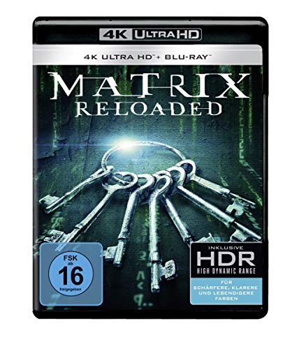 Matrix Reloaded (4K Ultra HD) (+ Blu-ray 2D) (+ Bonus-Blu-ray) [Alemania] [Blu-ray]