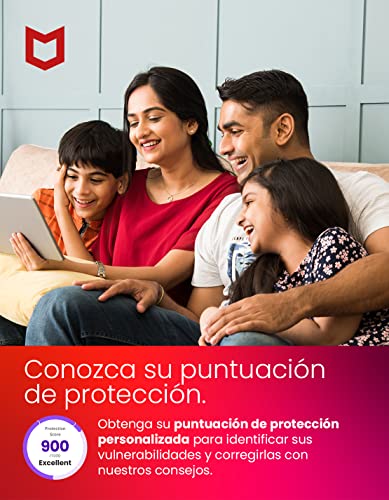 McAfee Total Protection 2022 | 3 dispositivos | 1 año | Antivirus, seguridad en Internet, administrador de contraseñas, VPN, protección de la identidad | PC/Mac/Android/iOS | Por correo postal