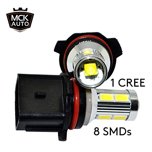 MCK Auto - Reemplazo para P13W LED CanBus Juego de bombillas blancas muy claras y sin erros ASX Outlander Mirage