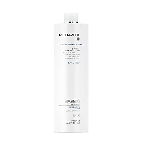 Medavita Scalp Lotion concentree homme Male anti-hair loss treating shampoo pH 4.8 1000ml