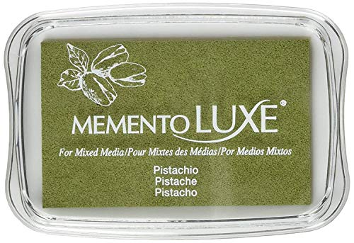 Memento Luxe Tampón para Sello Fondo de Escala, Color Verde