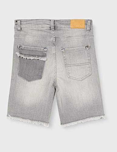 Mexx Pantalones Cortos, Gris (Mid Grey Wash 318522), 152 para Niños