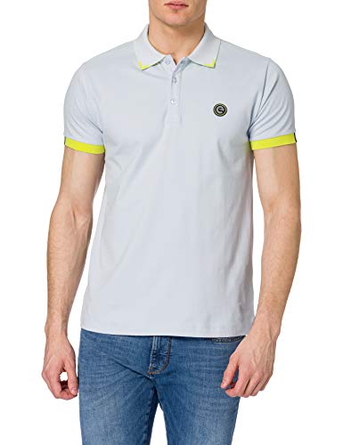 Mexx Short Sleeve Polo de Manga Corta, Azul Claro, M para Hombre