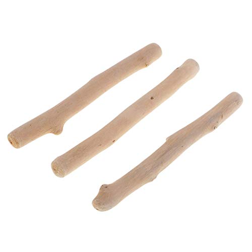 MIMORE - Ramas de madera de deriva natural de 150 mm de largo, palillos de madera de bosque, piezas de madera sin terminar, adorno de acuario de madera de terrario rústico, paquete de 250 g