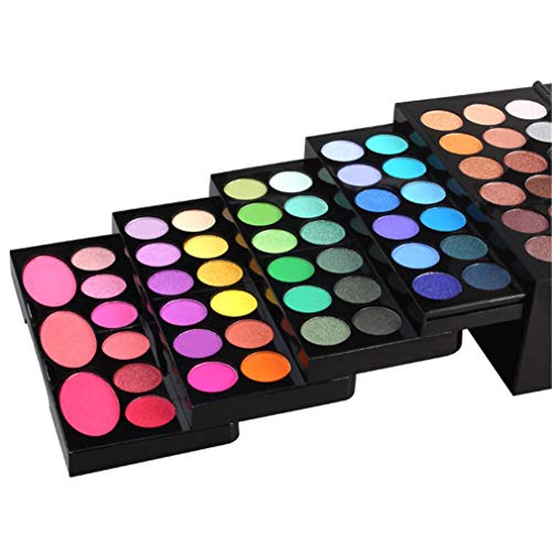 MKNZONE 142 Colores Paleta De Sombras De Ojos - Profesionales Ultra Pigmentado Paleta Maquillaje Natural y Perdurable