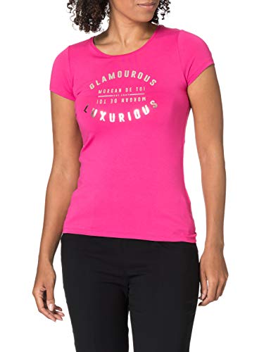 Morgan Tshirt Dglam Camiseta, Bonbon, L/Alto para Mujer