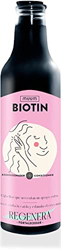 muum - Acondicionador Biotin Regenerador. Previene la caída del cabello, estimula el crecimiento y fortalece la fibra capilar - 500 ml.