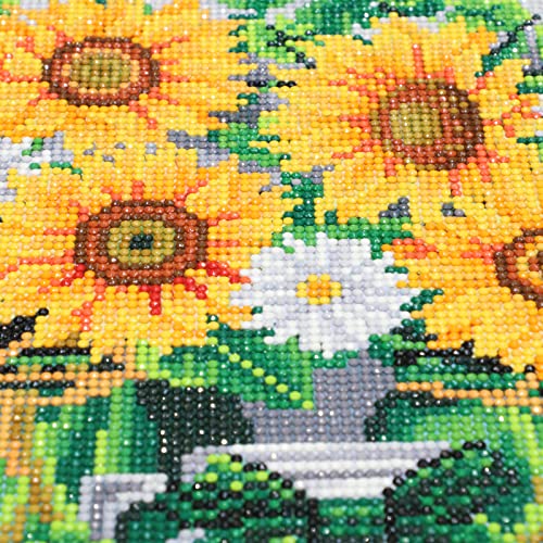 MXJSUA 5D Diamond Painting Kit Completo Diamond Painting Flores Bordado Diamante 5D Pintura Diamante DIY 5D Diamond Painting Flores Decoración de la pared del hogar St. Patrick's Day - Flowers 30x40cm