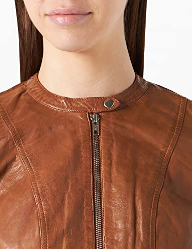 Naf Naf Clim Chaqueta, Naranja (Cognac 250), 38 para Mujer