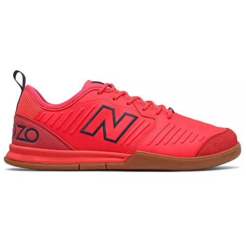 New Balance Audazo V5 Command IN, Zapatilla de fútbol Sala, Vivid Coral, Talla 8 US (41.5 EU)