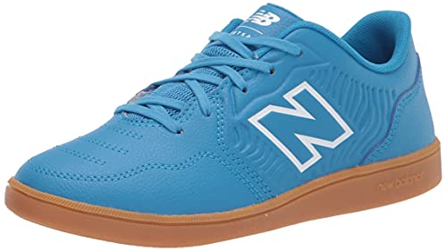 New Balance Audazo v5+ Control IN Niño, Zapatilla de fútbol Sala, Helium-White, Talla 4.5 US (37 EU)