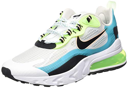 Nike Air MAX 270 React Se, Zapatillas para Correr Hombre, Oracle Aqua/Black-Ghost Green, 46 EU