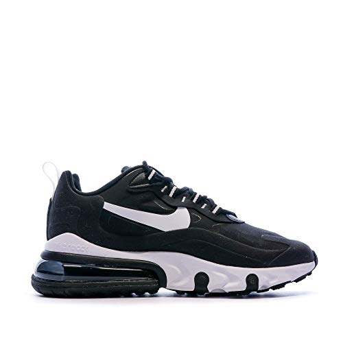 Nike Air MAX 270 React, Zapatillas de Gimnasio Hombre, Negro Black White Black, 44 EU