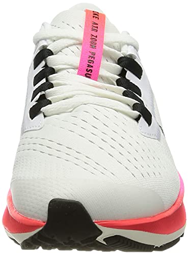 Nike Air Zoom Pegasus 38 (GS), Zapatillas para Caminar Unisex niños, White/Black-Football Grey-Pink, 33 EU