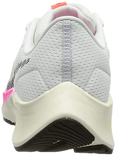 Nike Air Zoom Pegasus 38 (GS), Zapatillas para Caminar Unisex niños, White/Black-Football Grey-Pink, 33 EU