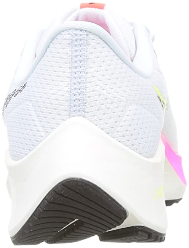 Nike Air Zoom Pegasus 38 T, Zapatillas para Correr Mujer, White/Black-Football Grey-Pink, 37.5 EU