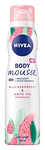 Nivea Mousse retrata a Wild Raspberry Loción Corporal, 200 ml